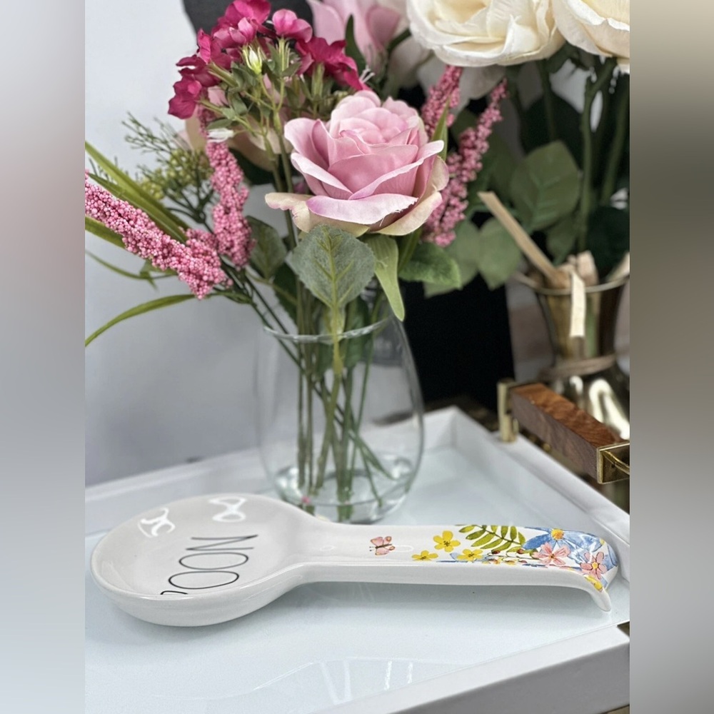 NEW Rae Dunn Spoon Rest Kitchen Floral - Picture 3 of 5